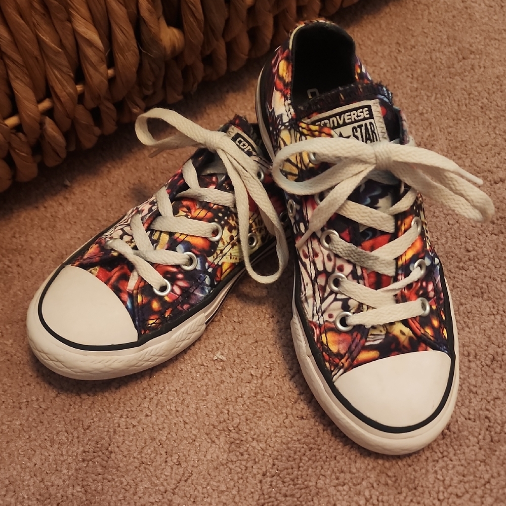 Converse Kids' Multicolor Butterfly Sneakers